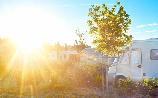 Kamp sitesi — Stok fotoğraf