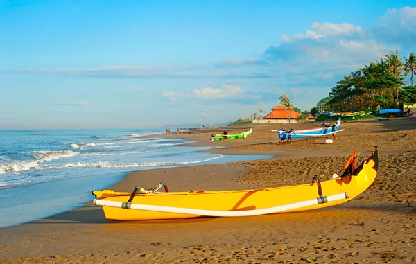 Fisherman village on Bali — Stock Photo, Image