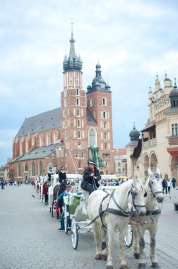 Carriage in Krakow clipart