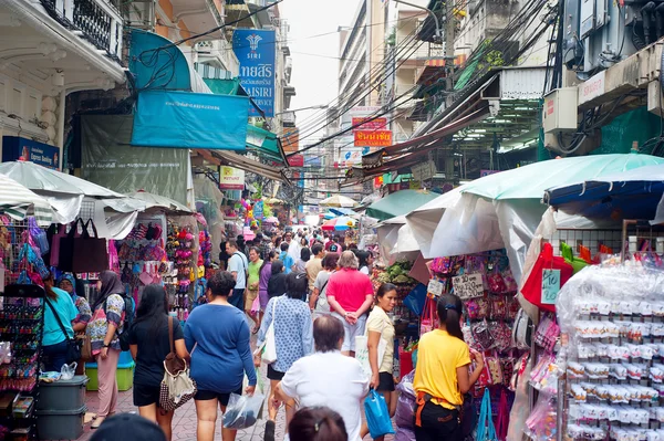 逃离市场，曼谷 — 图库照片