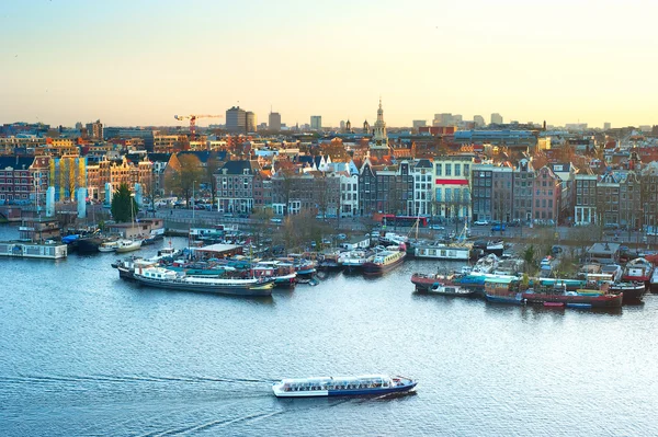 Skyline of Amsterdam — Stock Photo, Image