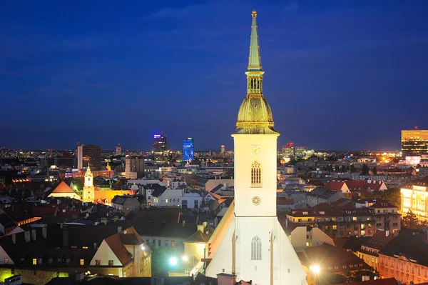 Skyline van Bratislava — Stockfoto