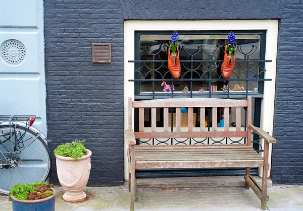 Banc à Amsterdam — Photo