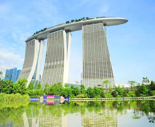 Marina Bay in Singapore — Stockfoto