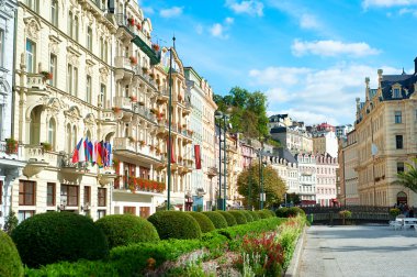 Karlovy Vary architecture clipart