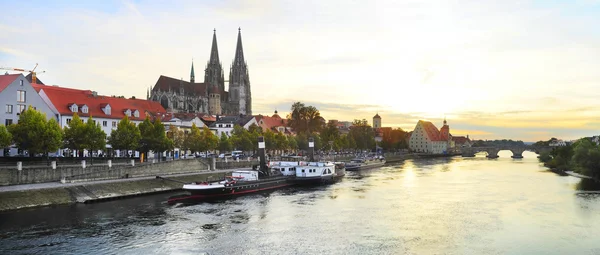 Panoramę miasta Regensburg — Zdjęcie stockowe