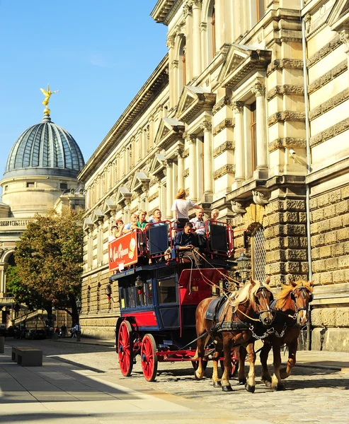 Tourism in Dresden — Stock Photo, Image