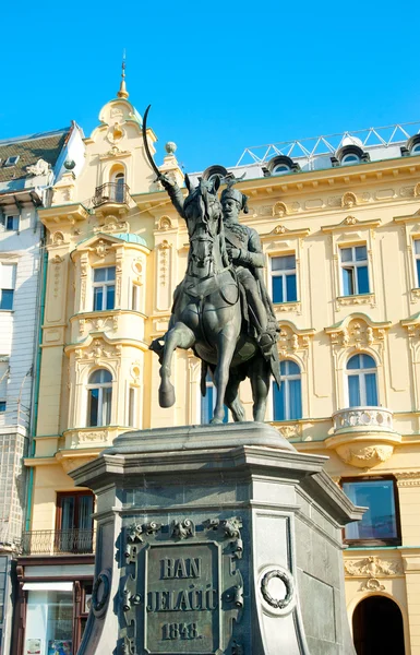 Ban Jelacic statue — Stock Photo, Image