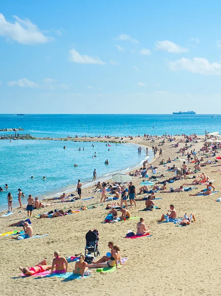 Barcelona beach — Stock Photo, Image