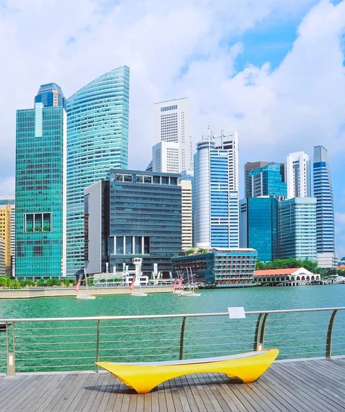 Terraplén de Singapur — Foto de Stock