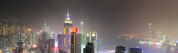 Gece hong kong — Stok fotoğraf