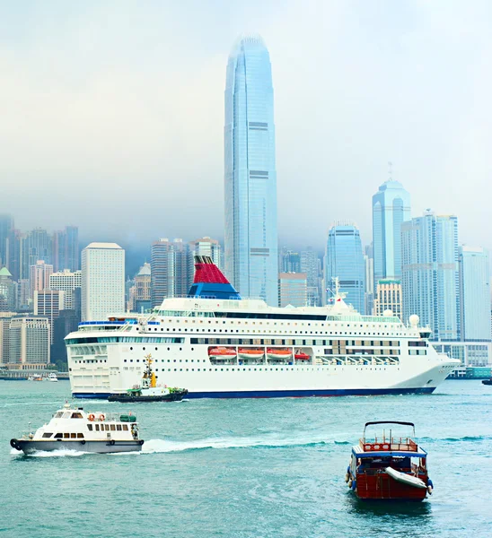 Hongkongin satama — kuvapankkivalokuva