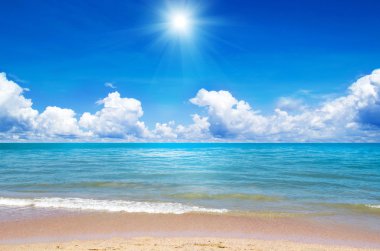 kum beach Tayland deniz