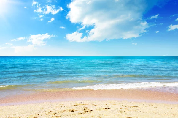 Sabbia di spiaggia thailandia mare — Foto Stock