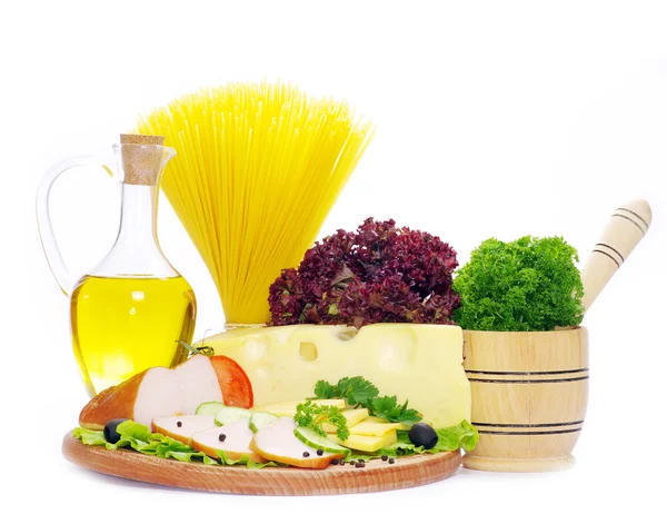 Pasta ingredients — Stock Photo, Image