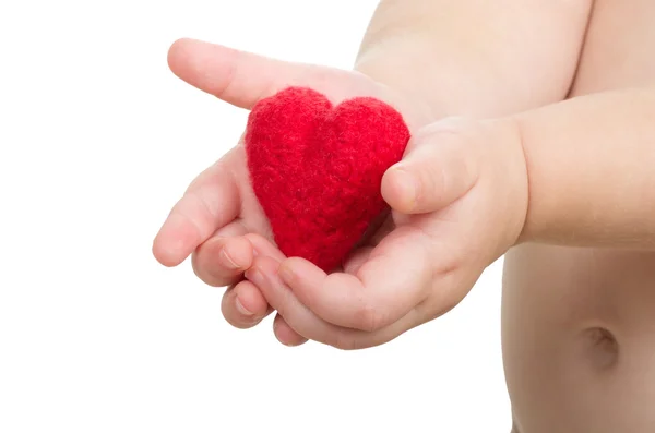Hands with a heart — Stock Photo, Image