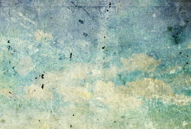 retro bulutlu gökyüzü