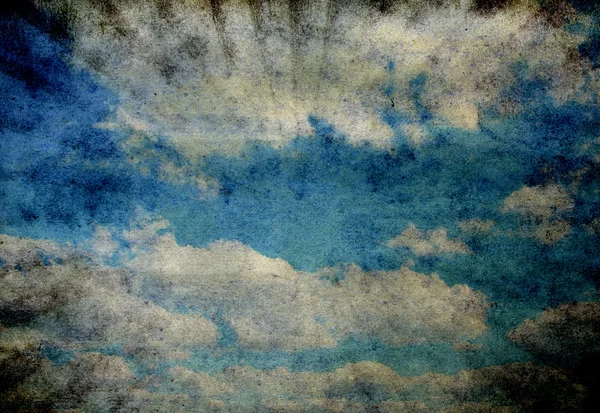 Retro cloudy sky — Stock Photo, Image