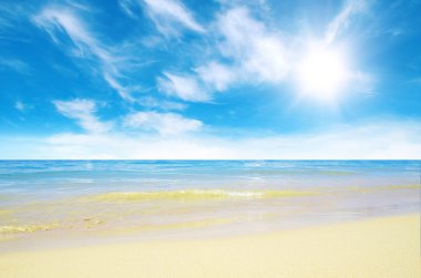 kum beach Tayland deniz