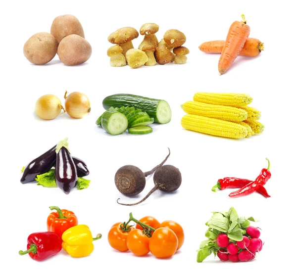 Collectie groenten — Stockfoto