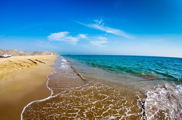 Praia de areia — Fotografia de Stock