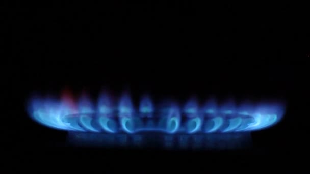 Gas flame — Stock Footage Gas flame Video Clip