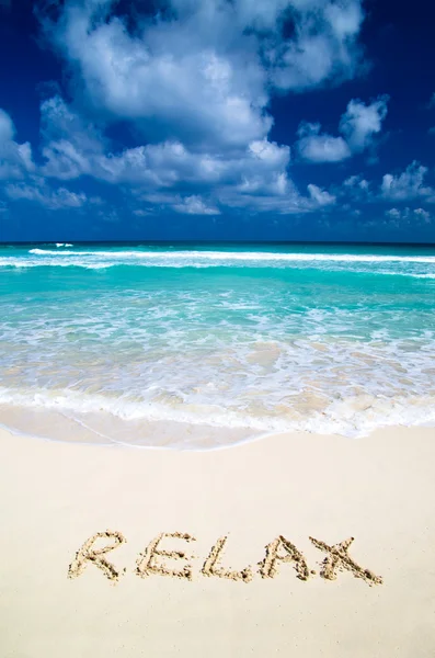 Relájese en la playa — Foto de Stock