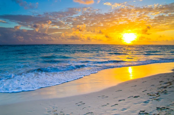 Sunset the sea — Stock Photo, Image
