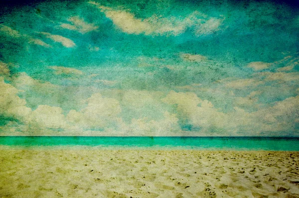 Гранж-пляж — стоковое фото