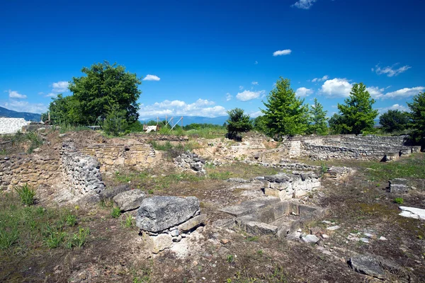 Ruiny v dion, Řecko. — Stock fotografie