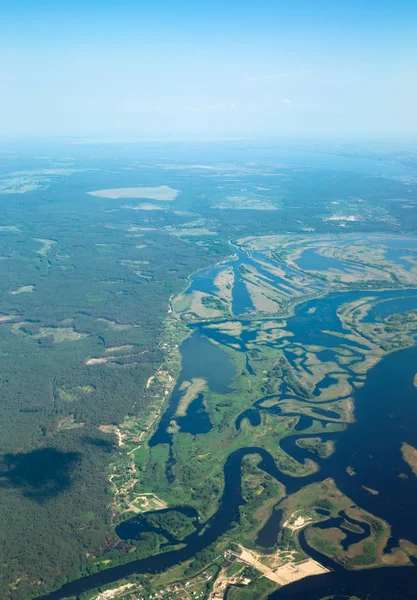 Aerial sky — Stock Photo, Image