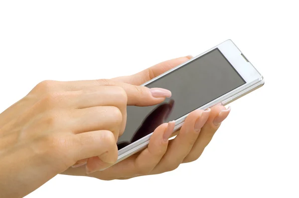 Telefone inteligente touchscreen — Fotografia de Stock