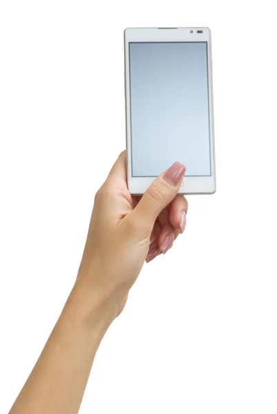 Teléfono inteligente con pantalla táctil —  Fotos de Stock