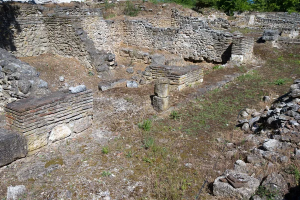 Ruiny v dion, Řecko. — Stock fotografie