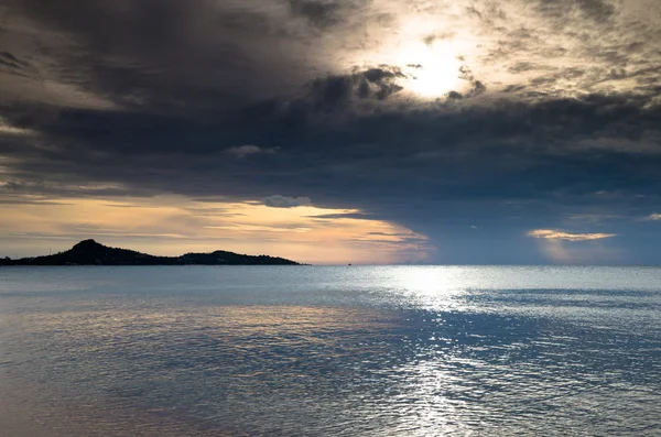 海の上の夕日 — ストック写真