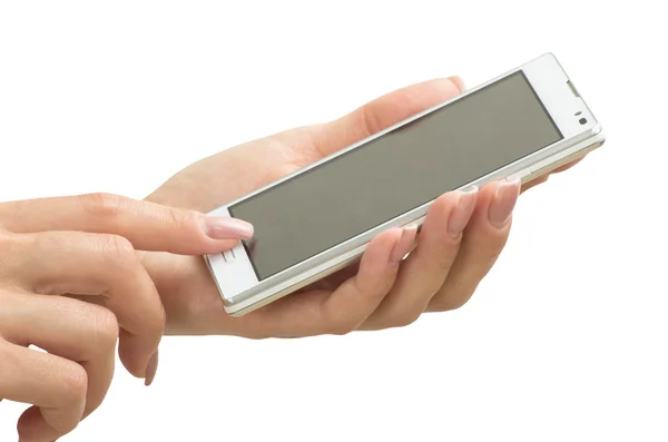 Teléfono inteligente con pantalla táctil — Foto de Stock