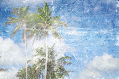 Grunge beach