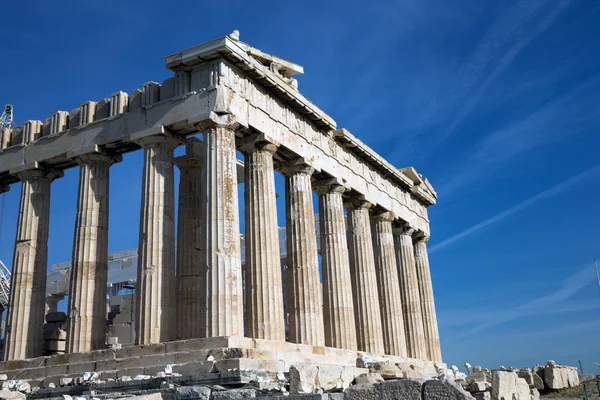 Pártenon na Acrópole em Atenas — Fotografia de Stock