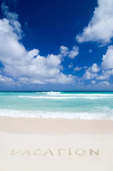 Praia do Caribe — Fotografia de Stock