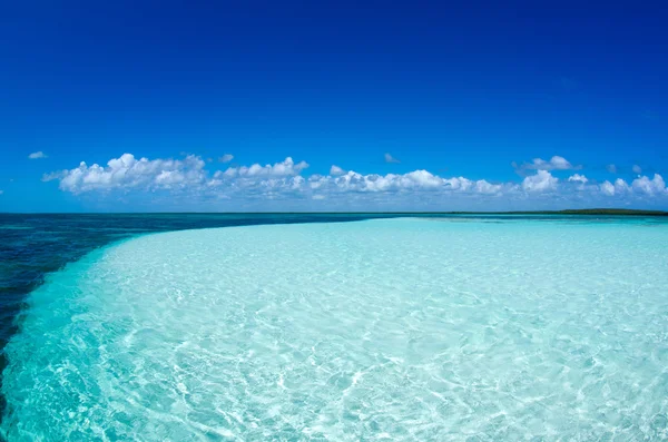 Mar tropical del Caribe — Foto de Stock