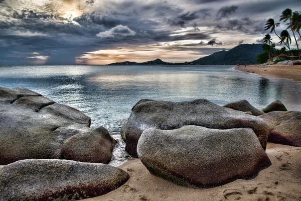 Sonnenuntergang über dem Meer — Stockfoto