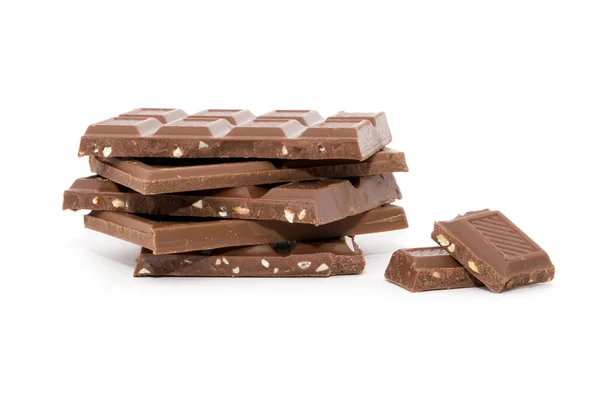Kousky čokolády — Stock fotografie