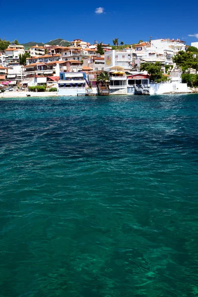 Mar azul na Grécia — Fotografia de Stock
