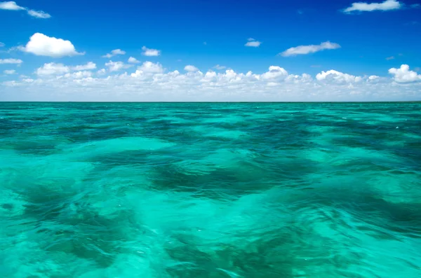 Bella spiaggia e mare tropicale — Foto Stock