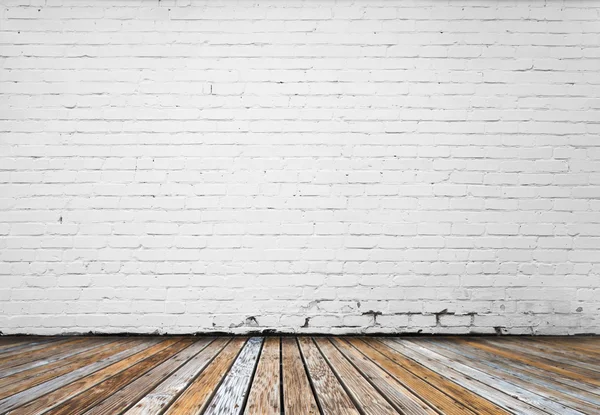 Room with white brick — Stock Photo, Image