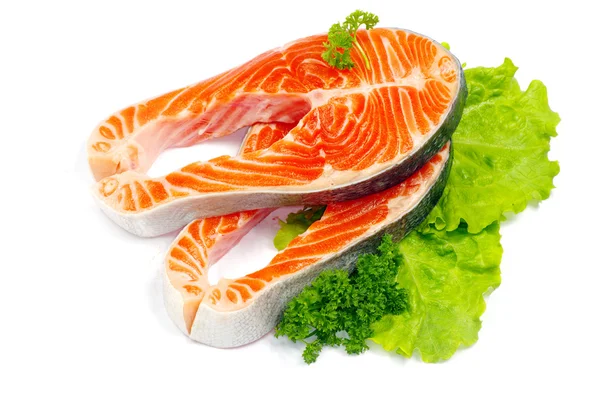 Raw salmon — Stock Photo, Image