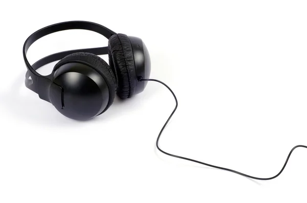 Black Headphones — Stock Photo, Image