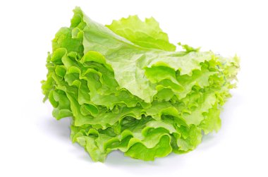 Taze yeşil salata.