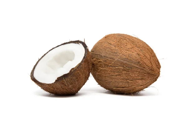 Coconut cut in half — Stock Photo, Image