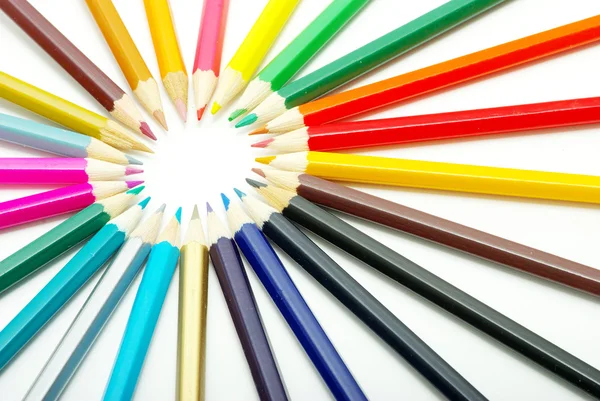 Coloured pencils — Stock Photo, Image